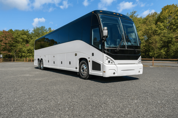 Charter Bus Rental Brookline 56 Passenger Charter Bus